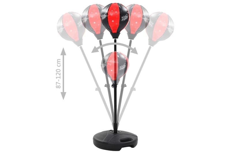 Boxboll för barn 87-120 cm - Röd - Sport & fritid - Hemmagym - Träningsredskap - Boxningssäck & mittsar
