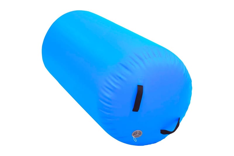 Uppblåsbar gymnastikrulle med pump 120x75 cm PVC blå - Blå - Sport & fritid - Hemmagym - Träningsredskap - Gymgolv & pusselmatta