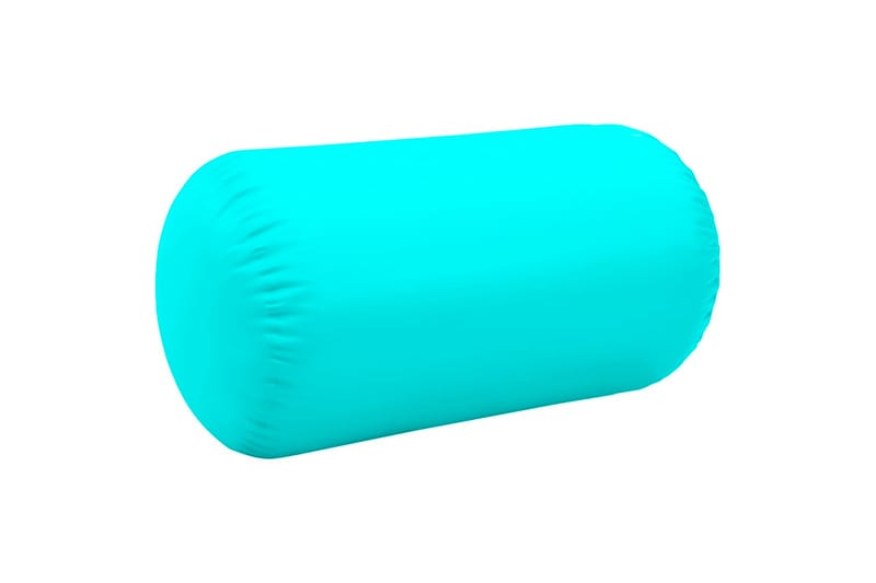 Uppblåsbar gymnastikrulle med pump 120x75 cm PVC grön - Grön - Sport & fritid - Hemmagym - Träningsredskap - Gymgolv & pusselmatta
