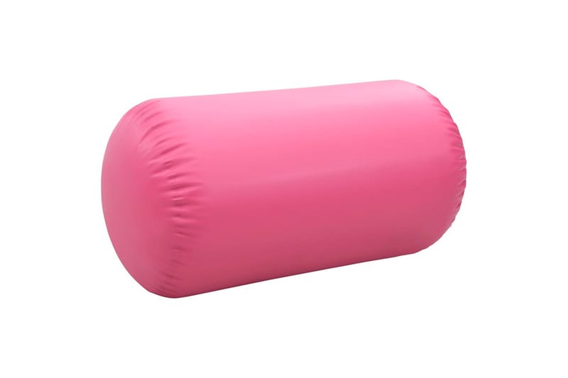 Uppblåsbar gymnastikrulle med pump 120x75 cm PVC rosa - Rosa - Sport & fritid - Hemmagym - Träningsredskap - Gymgolv & pusselmatta