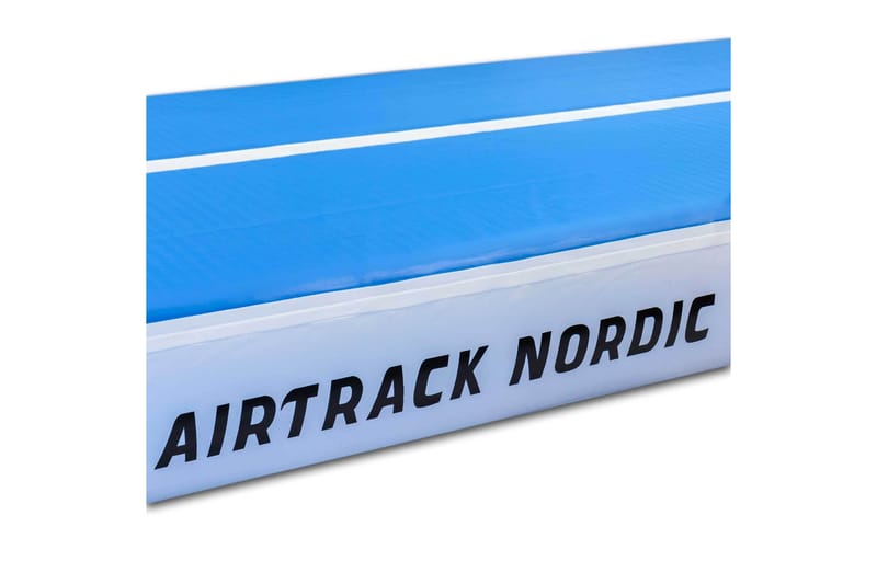 Airtrack Nordic Deluxe 6x1 m - Blå|Vit - Gymnastikmatta & Airtrack