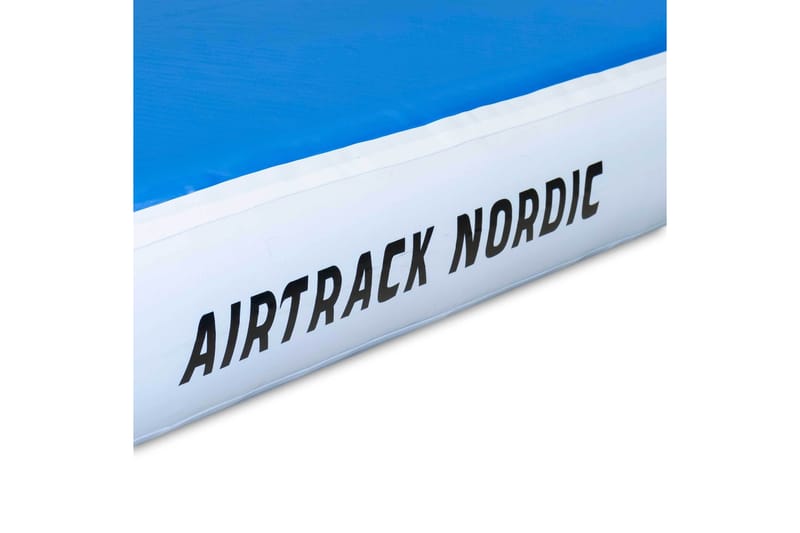 Airtrack Nordic Deluxe Wide 12x2 m - Blå|Vit - Gymnastikmatta & Airtrack