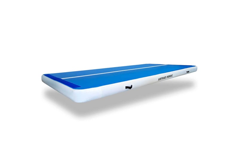 Airtrack Nordic Deluxe Wide 8x2 m - Blå|Vit - Sport & fritid - Hemmagym - Träningsredskap - Gymnastikmatta & Airtrack