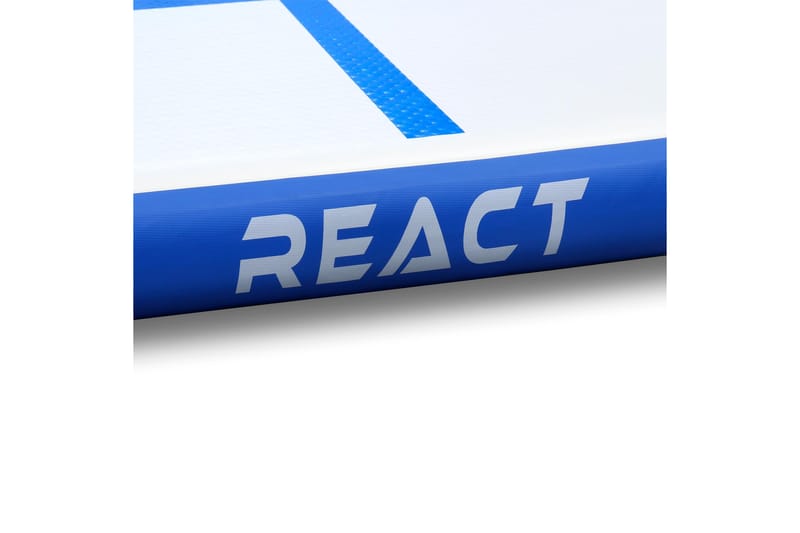 React Airtrack 3x1 m - Blå|Vit - Gymnastikmatta & Airtrack