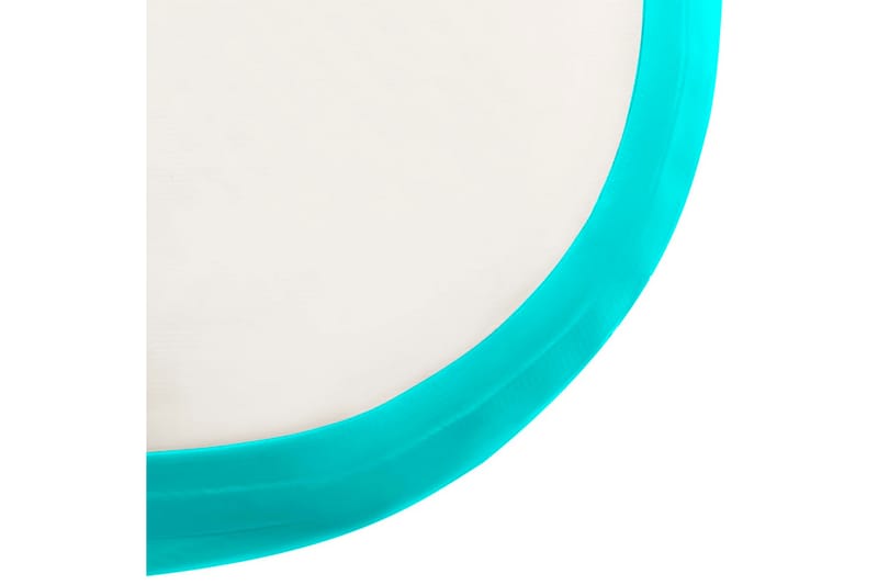 Uppblåsbar gymnastikmatta med pump 500x100x20 cm PVC grön - Grön - Sport & fritid - Hemmagym - Träningsredskap - Gymnastikmatta & Airtrack
