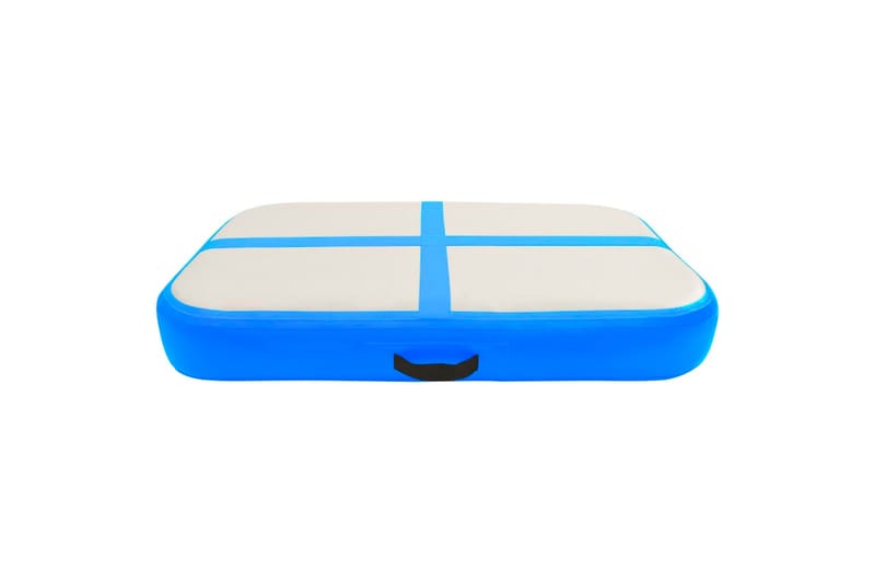 Uppblåsbar gymnastikmatta med pump 60x100x20 cm PVC blå - Blå - Sport & fritid - Hemmagym - Träningsredskap - Gymnastikmatta & Airtrack