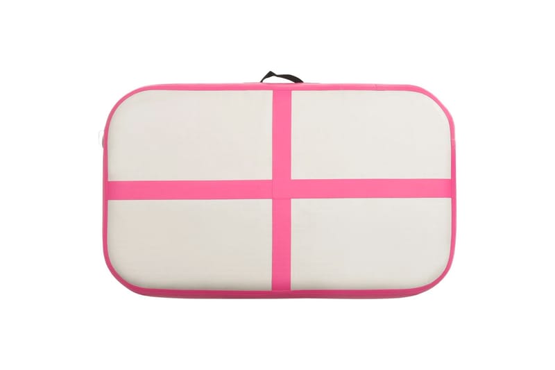 Uppblåsbar gymnastikmatta med pump 60x100x20 cm PVC rosa - Rosa - Sport & fritid - Hemmagym - Träningsredskap - Gymnastikmatta & Airtrack