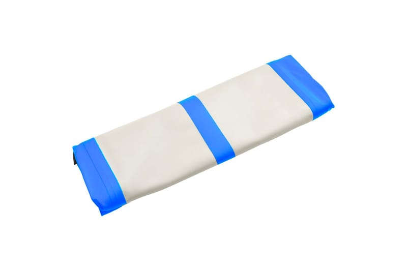 Uppblåsbar gymnastikmatta med pump 600x100x15 cm PVC blå - Blå - Sport & fritid - Hemmagym - Träningsredskap - Gymnastikmatta & Airtrack