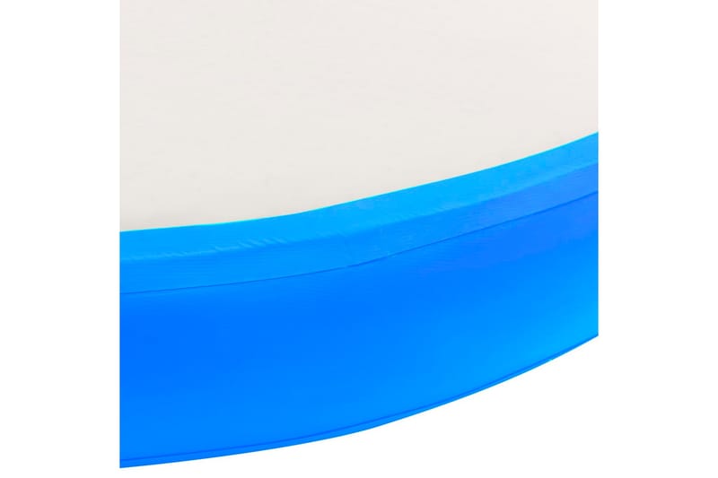 Uppblåsbar gymnastikmatta med pump 100x100x20 cm PVC blå - Blå - Gymnastikmatta & Airtrack