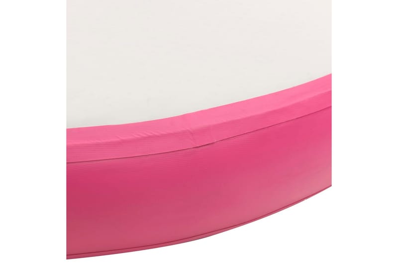 Uppblåsbar gymnastikmatta med pump 100x100x20 cm PVC rosa - Rosa - Gymnastikmatta & Airtrack