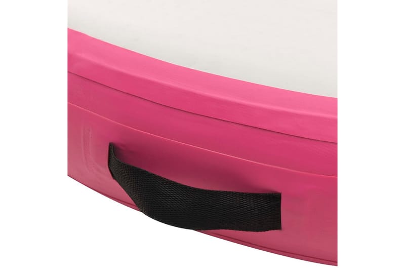 Uppblåsbar gymnastikmatta med pump 100x100x20 cm PVC rosa - Rosa - Gymnastikmatta & Airtrack