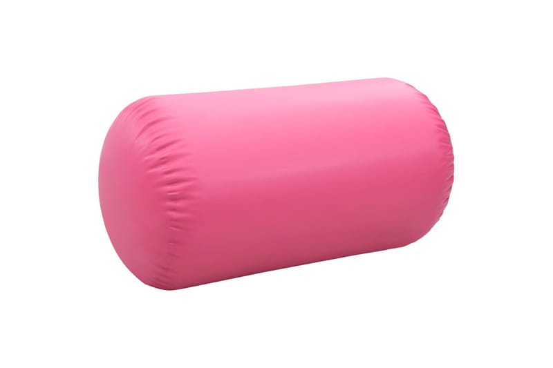 Uppblåsbar gymnastikrulle med pump 120x90 cm PVC rosa - Rosa - Gymgolv & pusselmatta