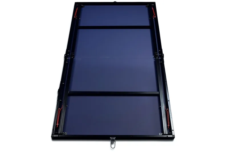 Hopfällbart Mini Pingisbord Inkl nät, 2 racketar & bollar 137x76 cm - Blå - Sport & fritid - Hemmagym - Träningsredskap - Pilatesboll