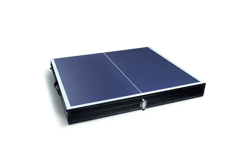 Hopfällbart Mini Pingisbord Inkl nät, 2 racketar & bollar 137x76 cm - Blå - Sport & fritid - Hemmagym - Träningsredskap - Pilatesboll