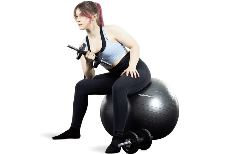 Pilatesboll 75 cm - Svart - Sport & fritid - Hemmagym - Träningsredskap - Pilatesboll