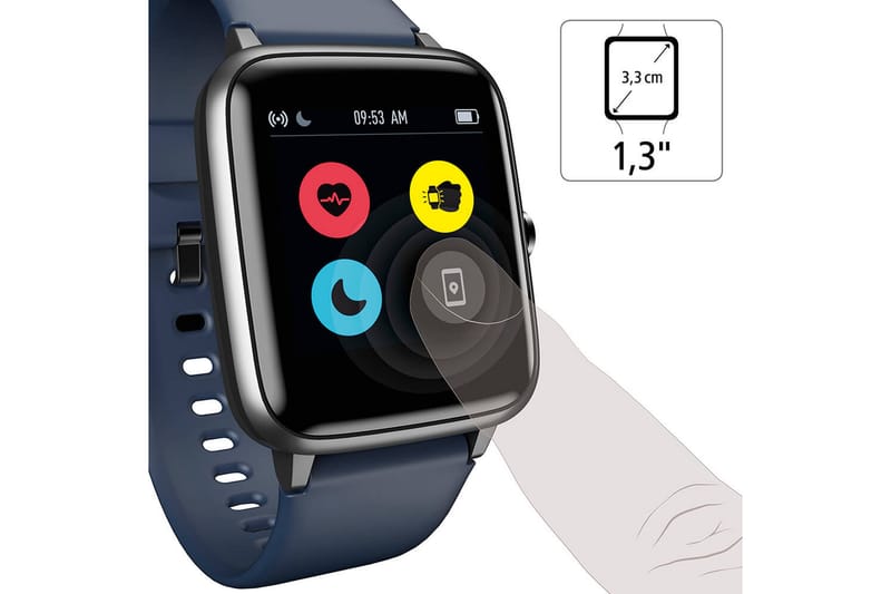 Smartklocka Hama Fit Watch 4900 Blå - Blå - Sport & fritid - Hemmagym - Träningsredskap