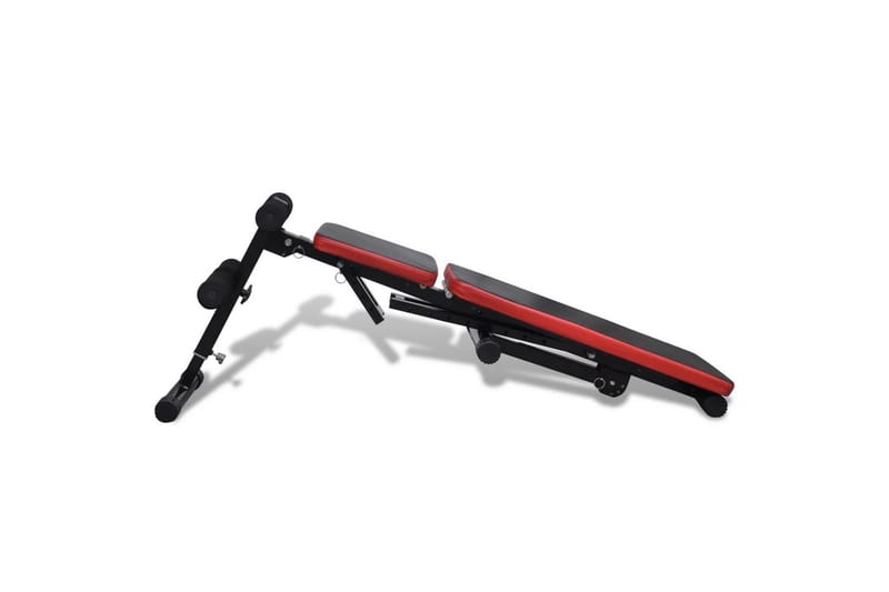 Justerbar Sit-up-bänk - Svart - Sport & fritid - Hemmagym - Träningsredskap - Träningsbänk & bänkpressbänk