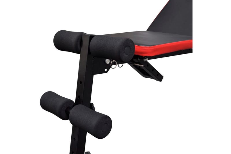 Justerbar Sit-up-bänk - Svart - Sport & fritid - Hemmagym - Träningsredskap - Träningsbänk & bänkpressbänk