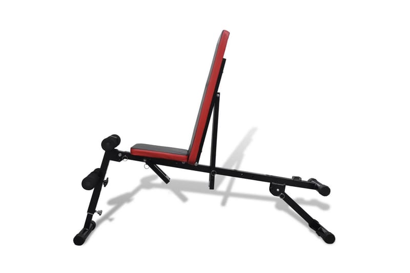 Justerbar Sit-up-bänk - Svart - Sport & fritid - Hemmagym - Träningsredskap - Träningsbänk & bänkpressbänk