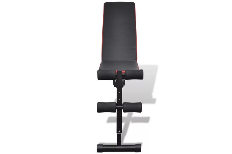 Justerbar Sit-up-bänk - Svart - Crossfit utrustning - Träningsbänk & bänkpressbänk