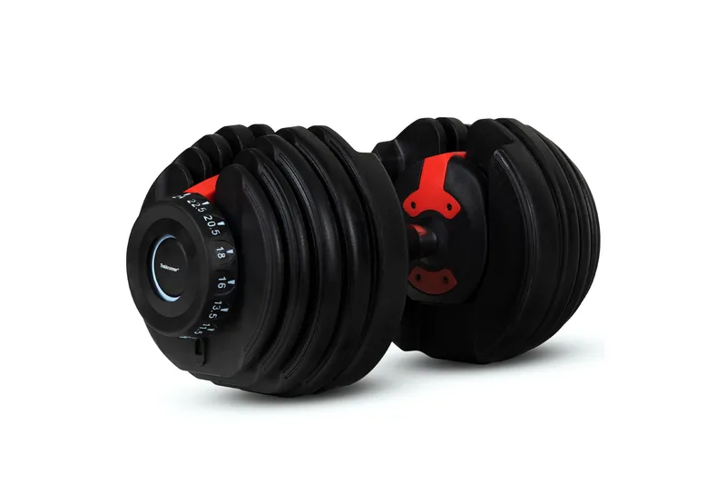 Justerbar hantel 2,5-24 kg, Svart