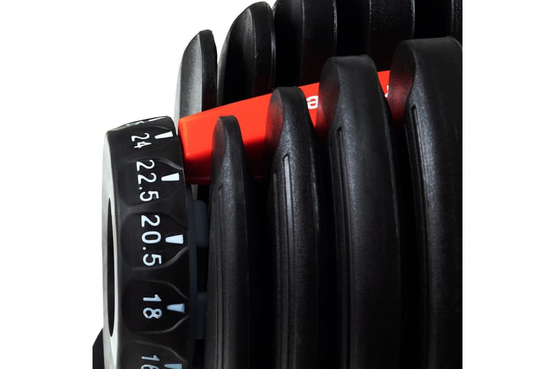Justerbar hantel 2,5-24 kg - Svart - Sport & fritid - Hemmagym - Vikter & skivstänger