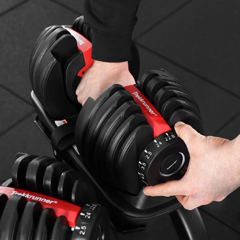 Justerbar hantel 2,5-24 kg - Svart - Sport & fritid - Hemmagym - Vikter & skivstänger