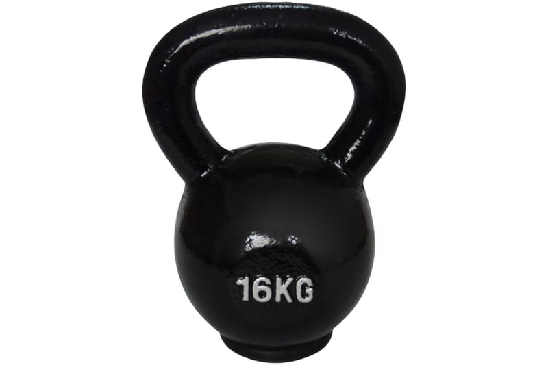 Fit'N Shape Kettlebell 16 kg - Svart - Crossfit utrustning - Kettlebells