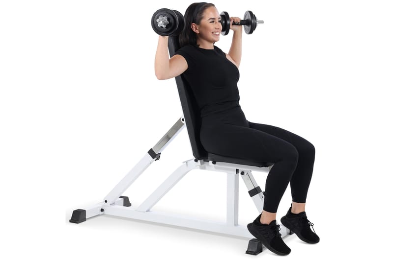 Träningsbänk - 300kg maxlast - Sport & fritid - Hemmagym - Vikter & skivstänger