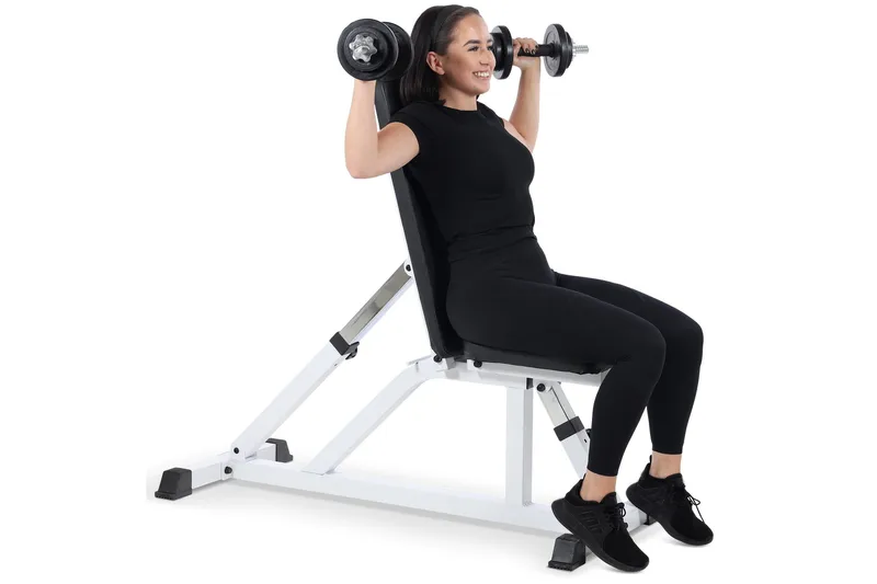 Träningsbänk - 300kg maxlast - Sport & fritid - Hemmagym - Träningsredskap - Träningsbänk & bänkpressbänk