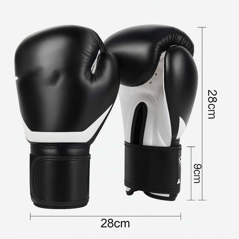 Boxningshandskar 12 oz | PU-material | För träning & fitness, undefined