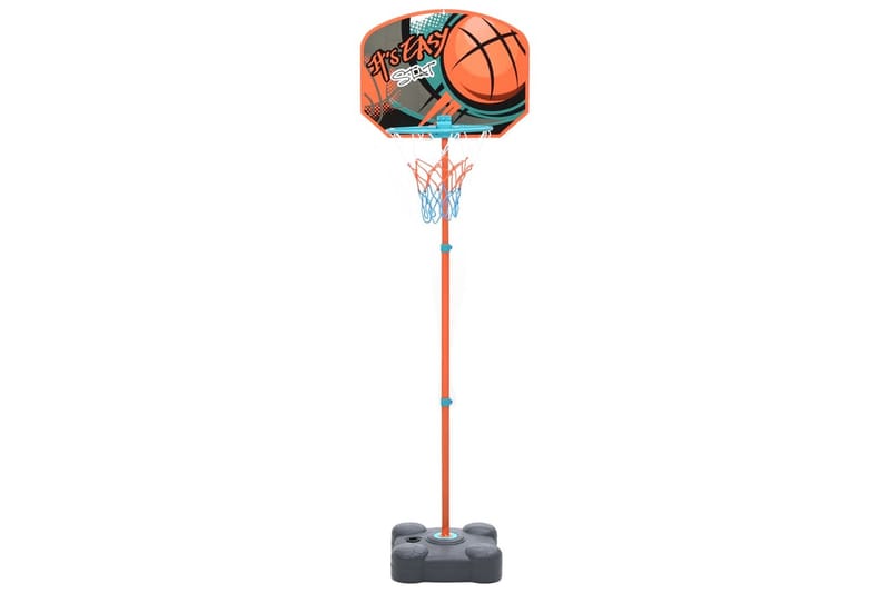 Flyttbar basketkorg justerbar 109-141 cm - Flerfärgad - Utomhusspel