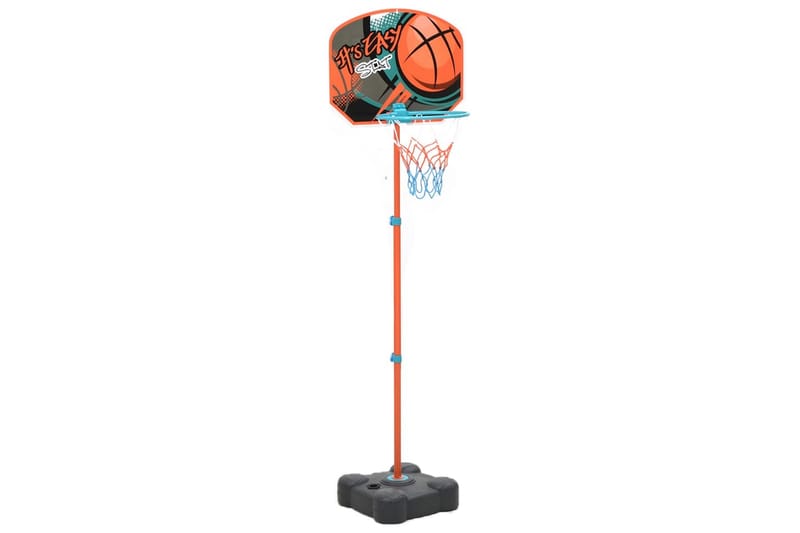 Flyttbar basketkorg justerbar 109-141 cm - Flerfärgad - Utomhusspel