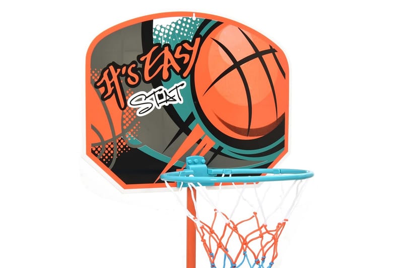 Flyttbar basketkorg justerbar 109-141 cm - Flerfärgad - Utomhusspel