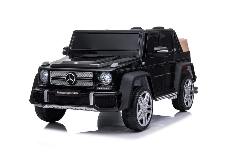Elbil för barn Mercedes G-Wagon | 12V - 2x390 | Svart, undefined