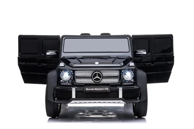 Elbil för barn Mercedes G-Wagon | 12V - 2x390 | Svart - Sport & fritid - Lek & sport - Lekfordon & hobbyfordon
