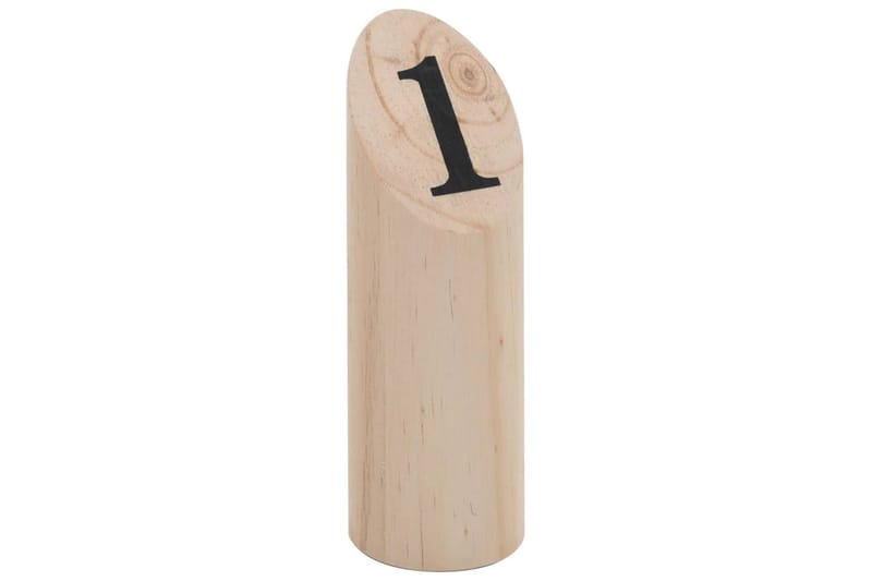 Nummerkubb set trä - Brun - Sport & fritid - Lek & sport - Lekplats & lekplatsutrustning
