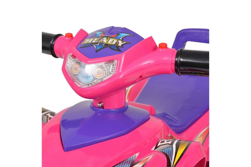 Ã…kbil fyrhjuling med ljud och ljus rosa och lila - Flerfärgad - Lekplats & lekplatsutrustning - Lekfordon & hobbyfordon - Elbil för barn