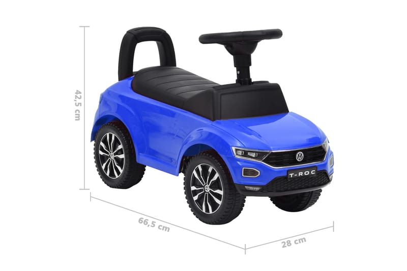 Ã…kbil Volkswagen T-Roc blå - Blå - Sport & fritid - Lek & sport - Lekplats & lekplatsutrustning