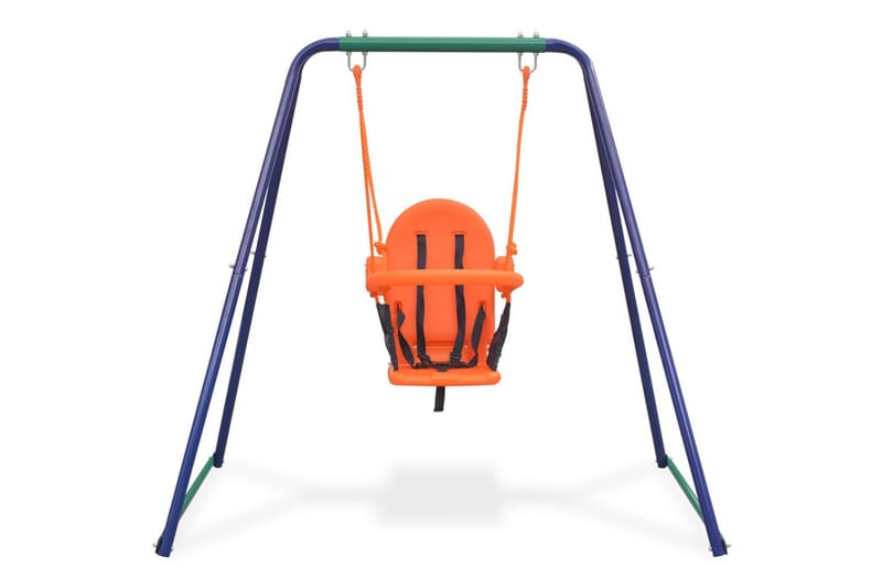 2-i-1 Enkelgunga och barngunga orange - Orange - Sport & fritid - Lek & sport - Lekplats & lekplatsutrustning