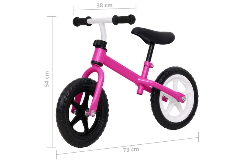 Balanscykel 12 tum rosa - Rosa - Sport & fritid - Lek & sport - Lekplats & lekplatsutrustning