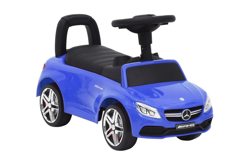 Barnbil Mercedes Benz C63 blå - Blå - Lekplats & lekplatsutrustning - Lekfordon & hobbyfordon - Trampbil