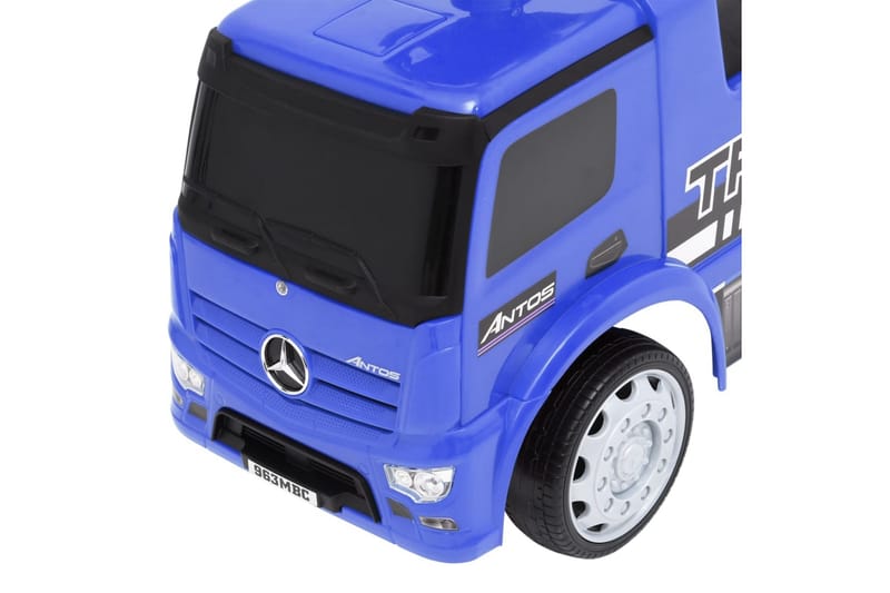 Barnbil Mercedes Benz lastbil blå - Blå - Lekplats & lekplatsutrustning - Trampbil - Lekfordon & hobbyfordon