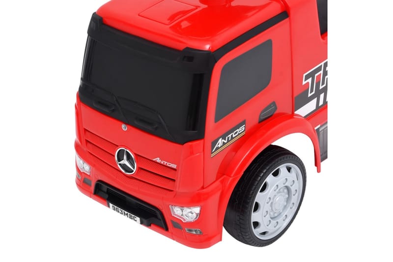 Barnbil Mercedes Benz lastbil röd - Röd - Sport & fritid - Lek & sport - Lekplats & lekplatsutrustning