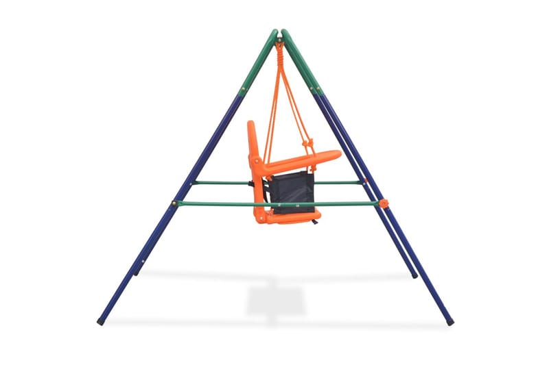 Barngunga set med säkerhetsbälte orange - Orange - Gunga & gungställning - Lekplats & lekplatsutrustning