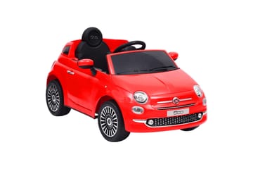 Elbil för barn Fiat 500 röd