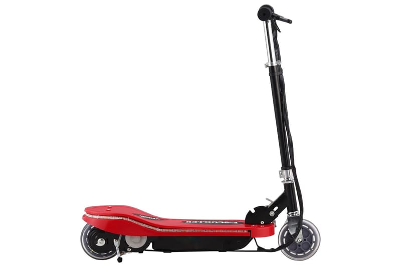 Elektrisk sparkcykel med LED 120 W röd - Röd - Lekplats & lekplatsutrustning - El scooter & el sparkcykel - Lekfordon & hobbyfordon