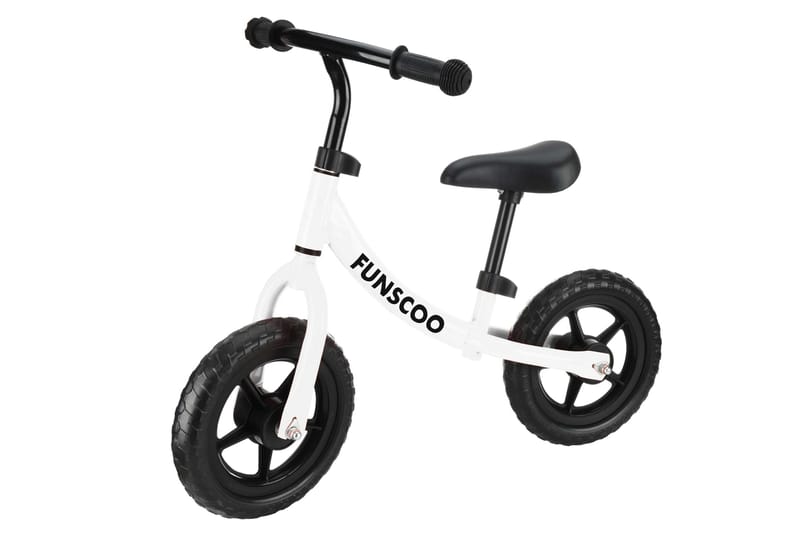 Funscoo Balanscykel - Vit - Lekfordon & hobbyfordon - Lekplats & lekplatsutrustning - Balanscykel & springcykel
