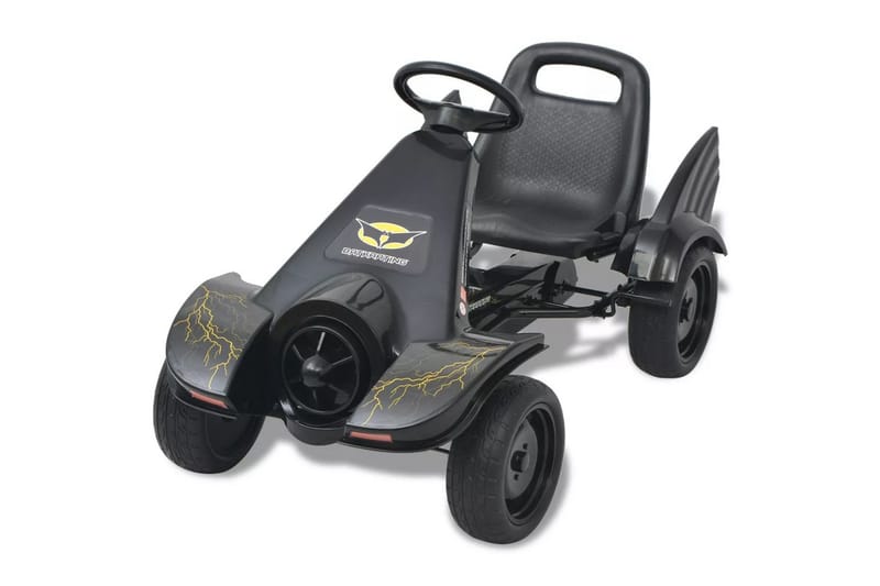 Gokart med pedaler och justerbart säte svart - Svart - Sport & fritid - Lek & sport - Lekplats & lekplatsutrustning