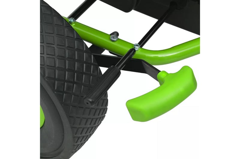 Gokart med pedal och justerbart säte grön - Grön - Lekplats & lekplatsutrustning - Trampbil - Lekfordon & hobbyfordon